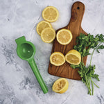 Exprimidor de Limón Manual Aluminio Fundido Verde