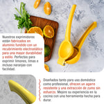 Exprimidor de Limón Manual Aluminio Fundido Amarillo
