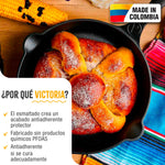 Sartén Hierro Fundido Esmaltado Catrina Ø 25cm