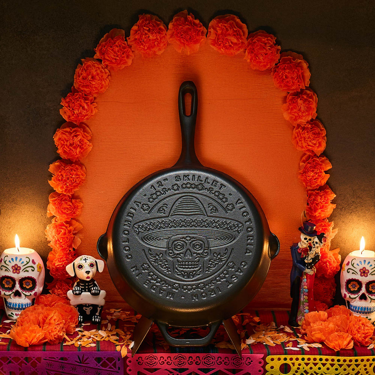 Sartén Hierro Fundido Esmaltado Calaca Ø 30cm