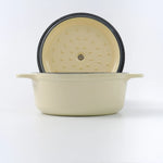 Cocotte en Fonte Émaillée White Sable 1.9 L