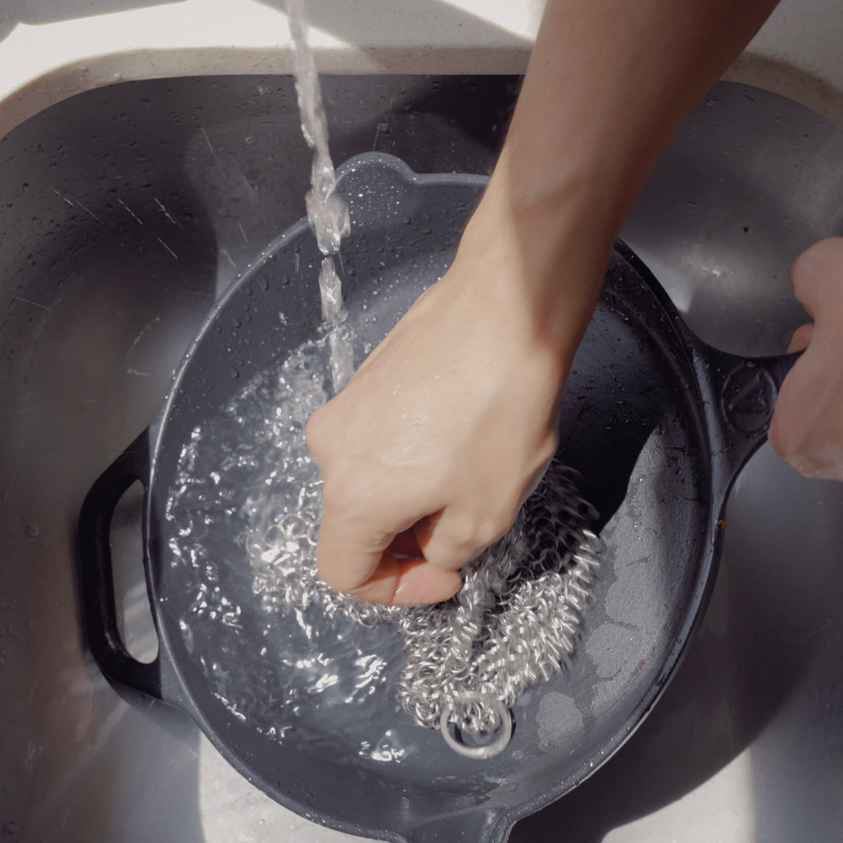 Malla Limpiadora para Hierro Fundido 20x16.5cm