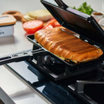 Sandwichera Hierro Fundido Curado 27x14cm