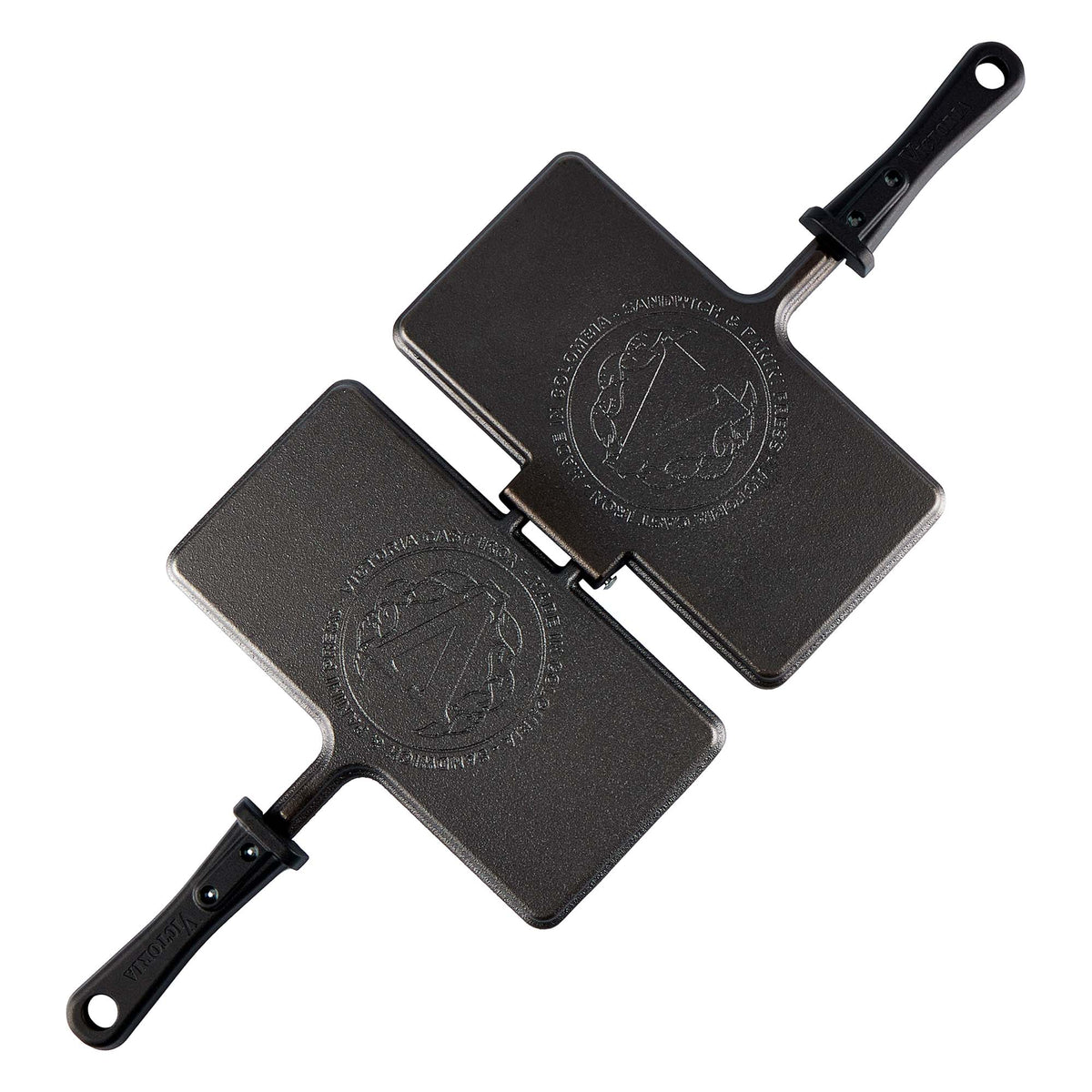 Sandwichera Hierro Fundido Curado 27x14cm