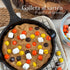 Galleta de avena y almendras al sartén