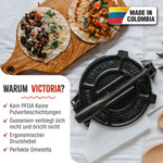 Pataconera-Tortillapresse Gusseisen Eingebrannte Ø 16.5 cm