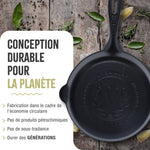 Poêle en Fonte Assaisonné Ø16.5 cm
