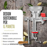 Mulino Manuale in Ghisa con Tramoggia Bassa