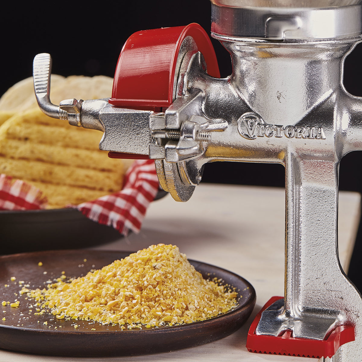 Molino Manual de Hierro Fundido Tolva Alta