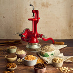 Getreidemühle Manuelle Gusseiserne Niedriger Trichter Rot