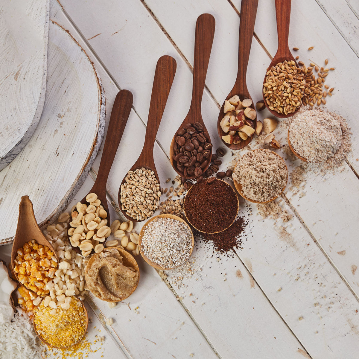 Molino Manual de Hierro Fundido Tolva Baja Rojo