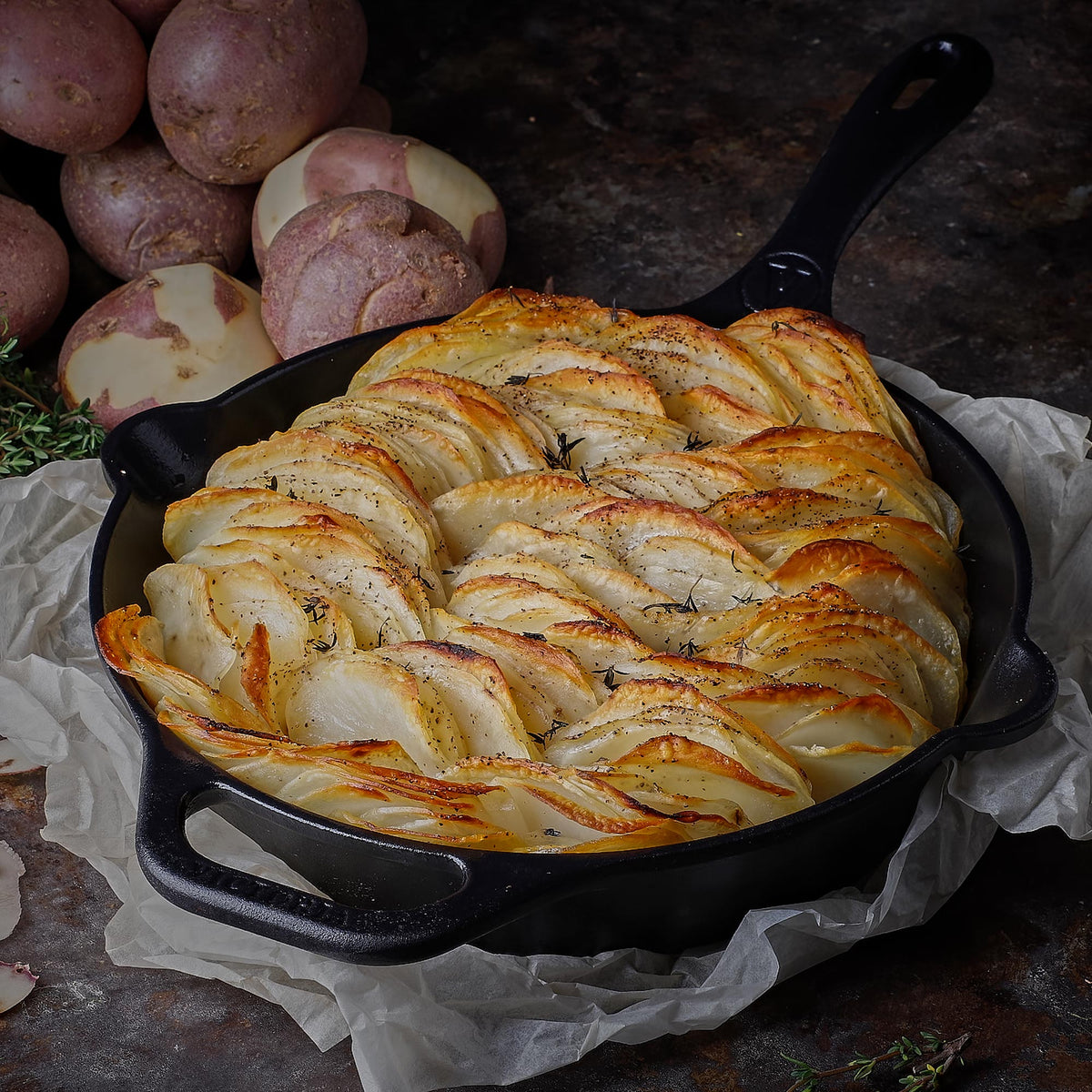 Sartén Hierro Fundido Curado Ø 25cm