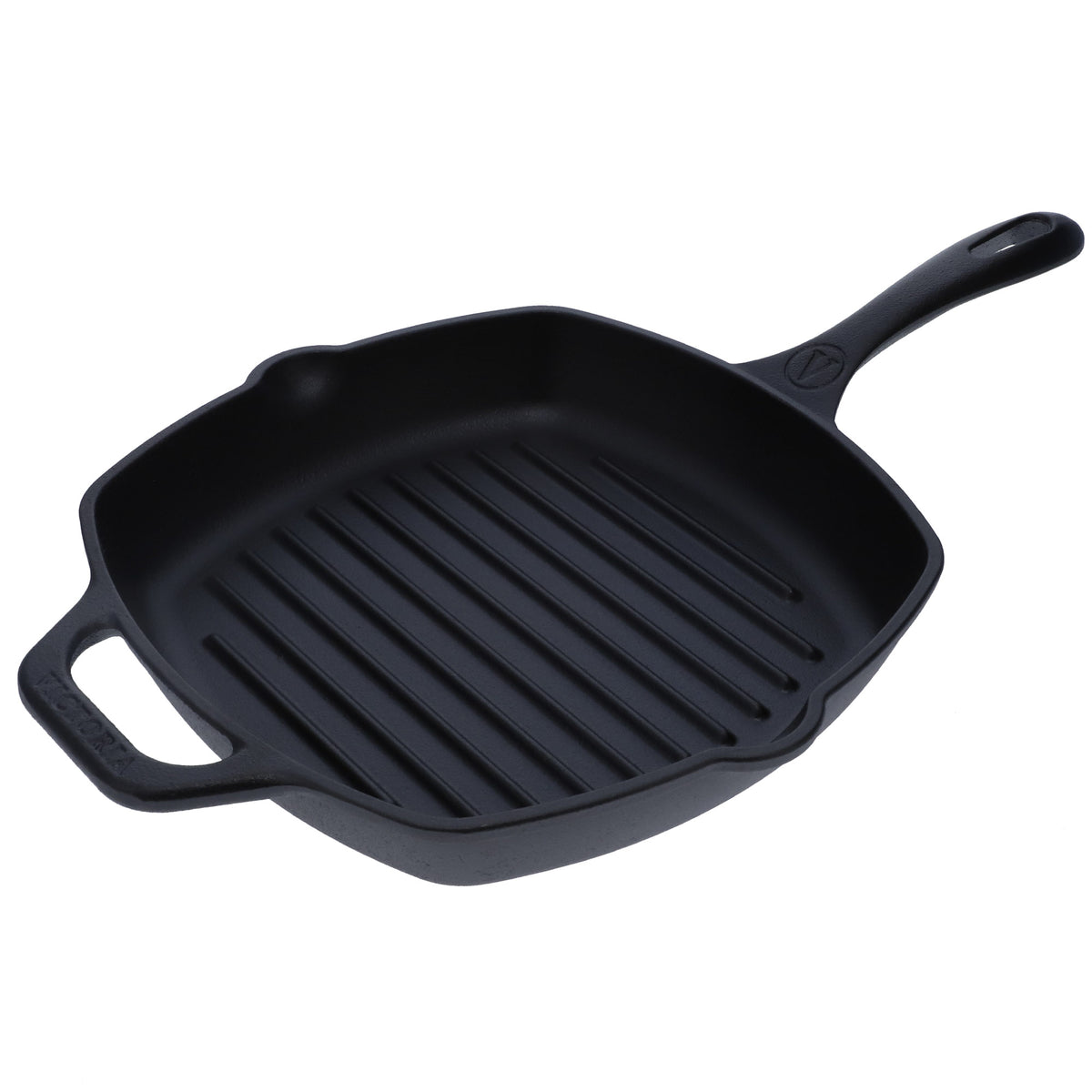 Poêle à Griller en Fonte Assaisonné 25×25 cm