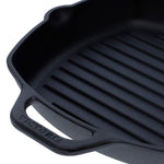 Poêle à Griller en Fonte Assaisonné 25×25 cm