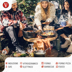 Forno Olandese Pentola in Ghisa Stagionata 3.8 L