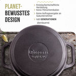 Dutch Oven Gusseisen Eingebrannte 3.8 L