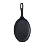 Fajita-Pfanne Gusseisen Eingebrannte 25x18 cm