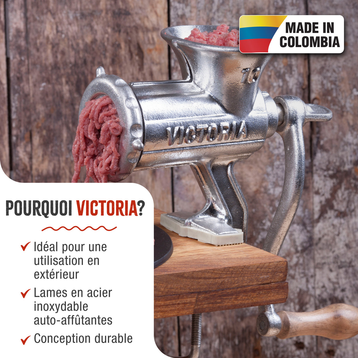 Hachoir à Viande Manuel Nº10