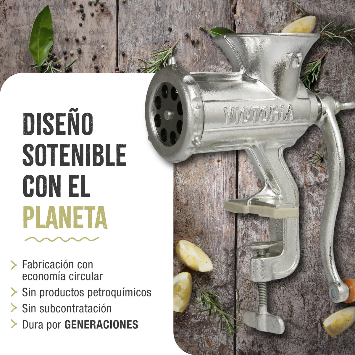 Picadora Trituradora de Carne Manual N10