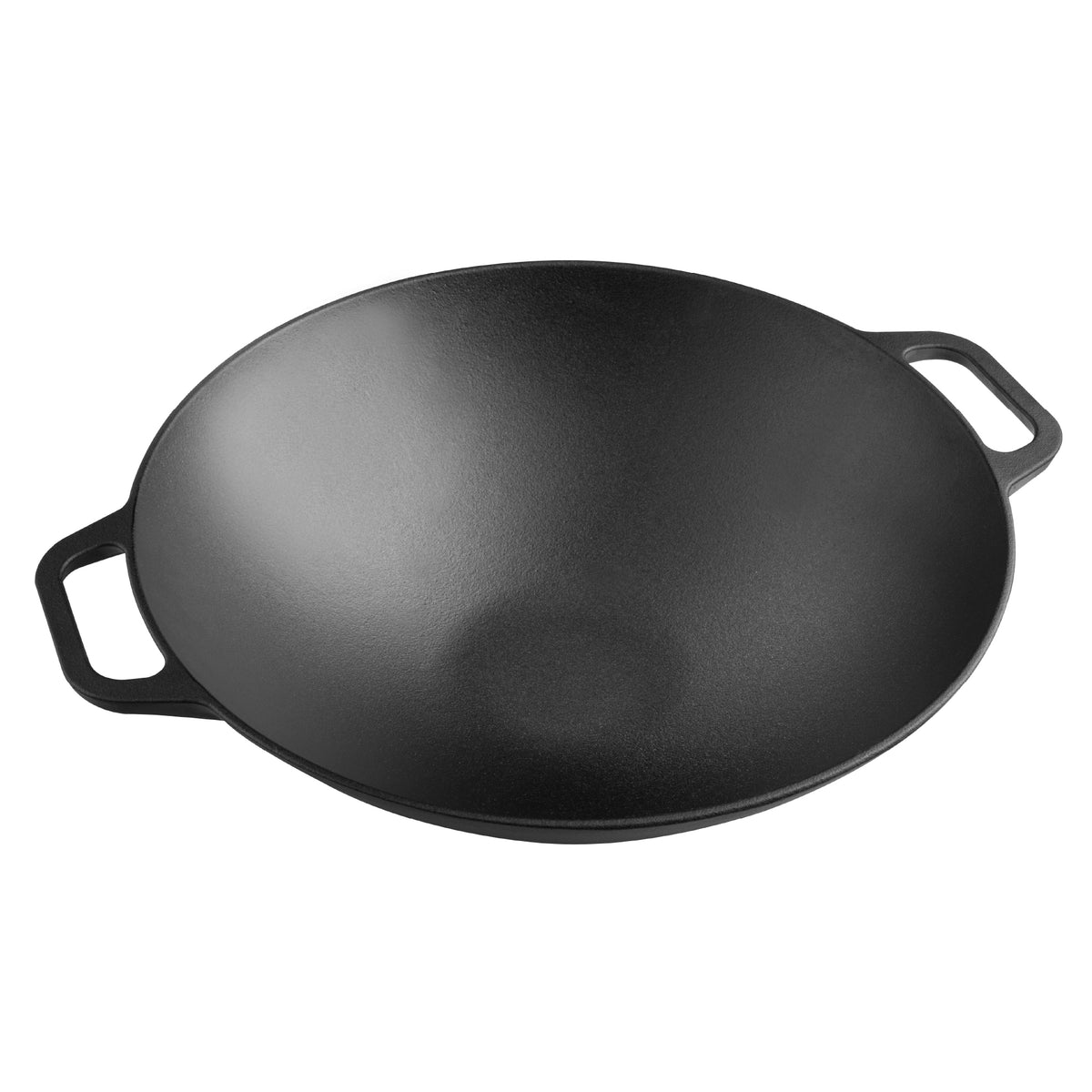 Wok Gusseisen Eingebrannte Ø 35.5 cm