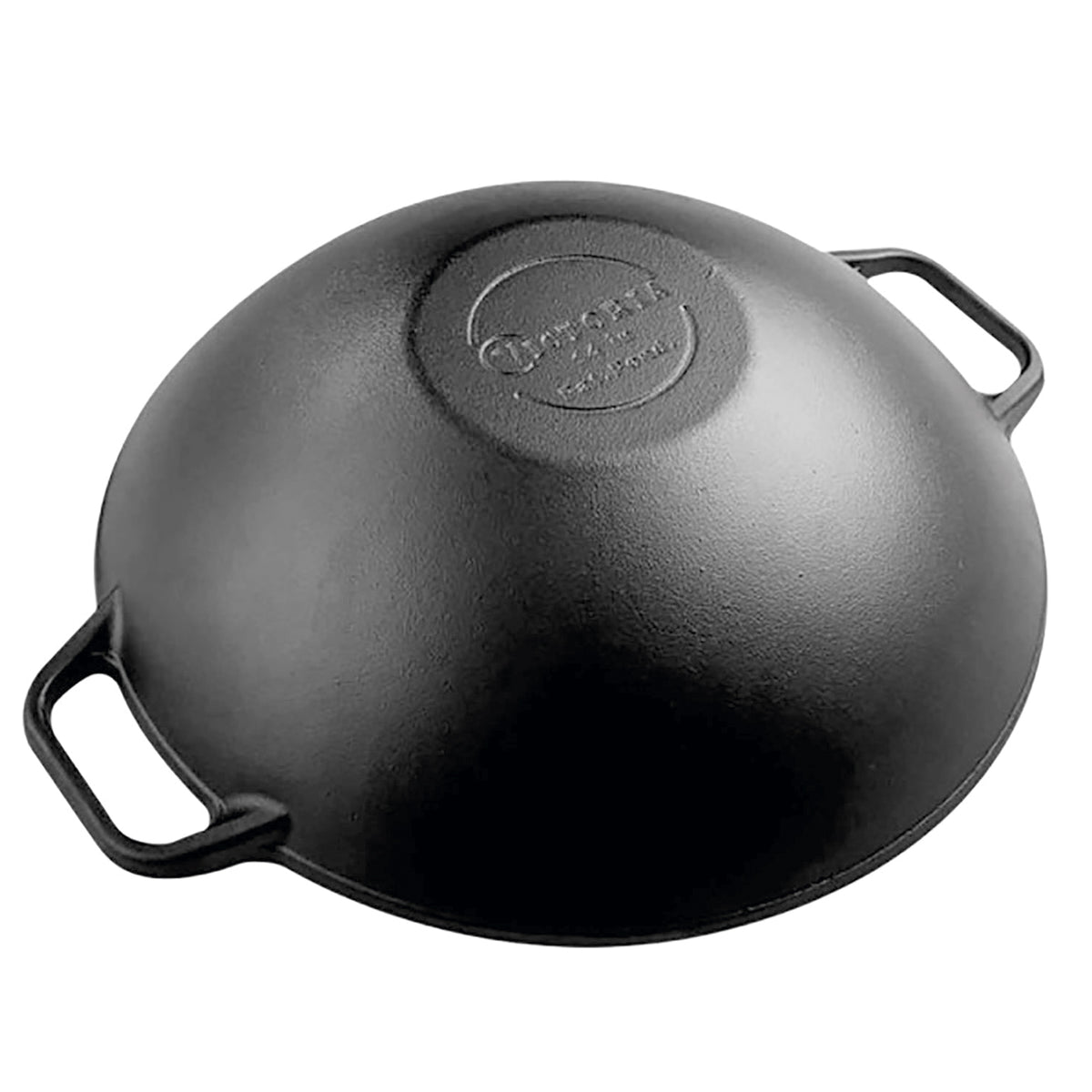 Wok Gusseisen Eingebrannte Ø 35.5 cm