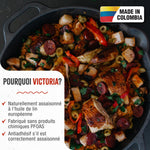 Poêle à Paella en Fonte Assaisonnée Ø33 cm