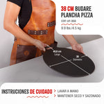 Budare Plancha Cocina Hierro Fundido Curado Ø 38cm