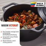 Dutch Oven Gusseisen Emailliert 3.8 L