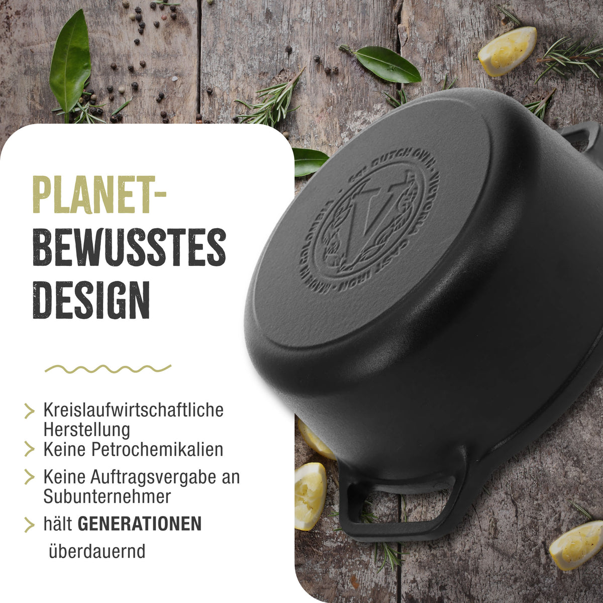 Dutch Oven Gusseisen Emailliert 3.8 L