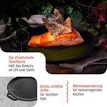 Grillplatte fur Pizza Gusseisen Eingebrannte Ø 25 cm