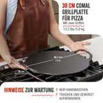 Grillplatte fur Pizza Gusseisen Eingebrannte Ø 38 cm