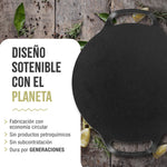 Plancha Pizza Hierro Fundido Curado Ø 38cm