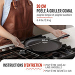 Plaque à Griller Comal en Fonte Émailleé Ø30 cm