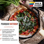 Plaque à Griller pour Pizza en Fonte Émaillée Ø25 cm