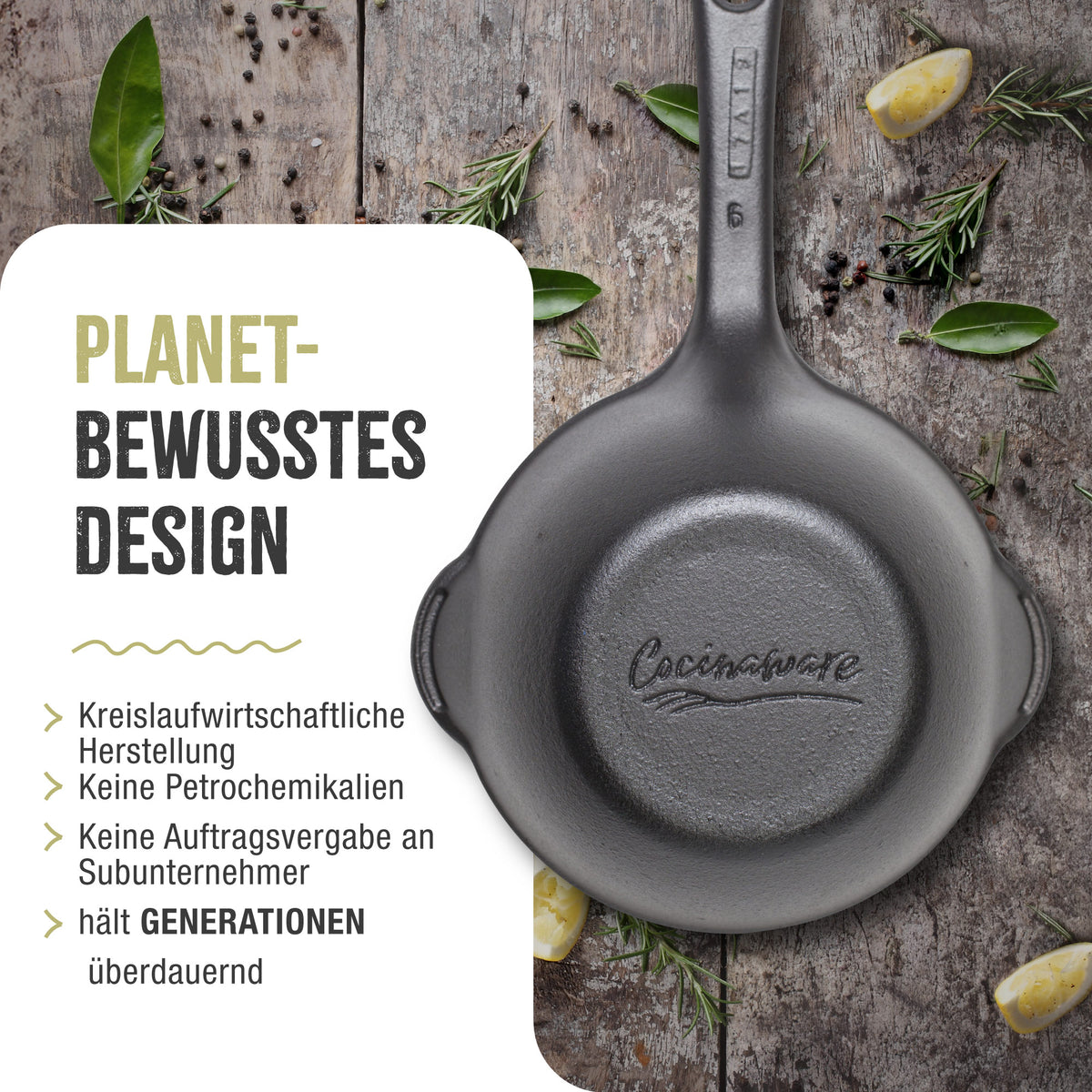 Stielkasserolle Emaillierte Gusseisen 0.4 L