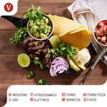 Padella per Fajita in Ghisa Smaltata 25×18 cm