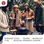 Horno Holandés Combo Hierro Fundido Esmaltado 5.7L