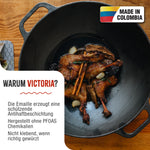Wok Emaillierte Gusseisenpfanne Ø 35.5 cm