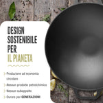 Wok in Ghisa Smaltata Ø35.5 cm