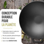 Wok en Fonte Émaillée Ø35.5 cm