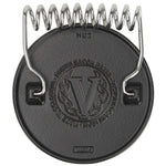 Prensa Hamburguesas Hierro Fundido Esmaltado 16.5cm