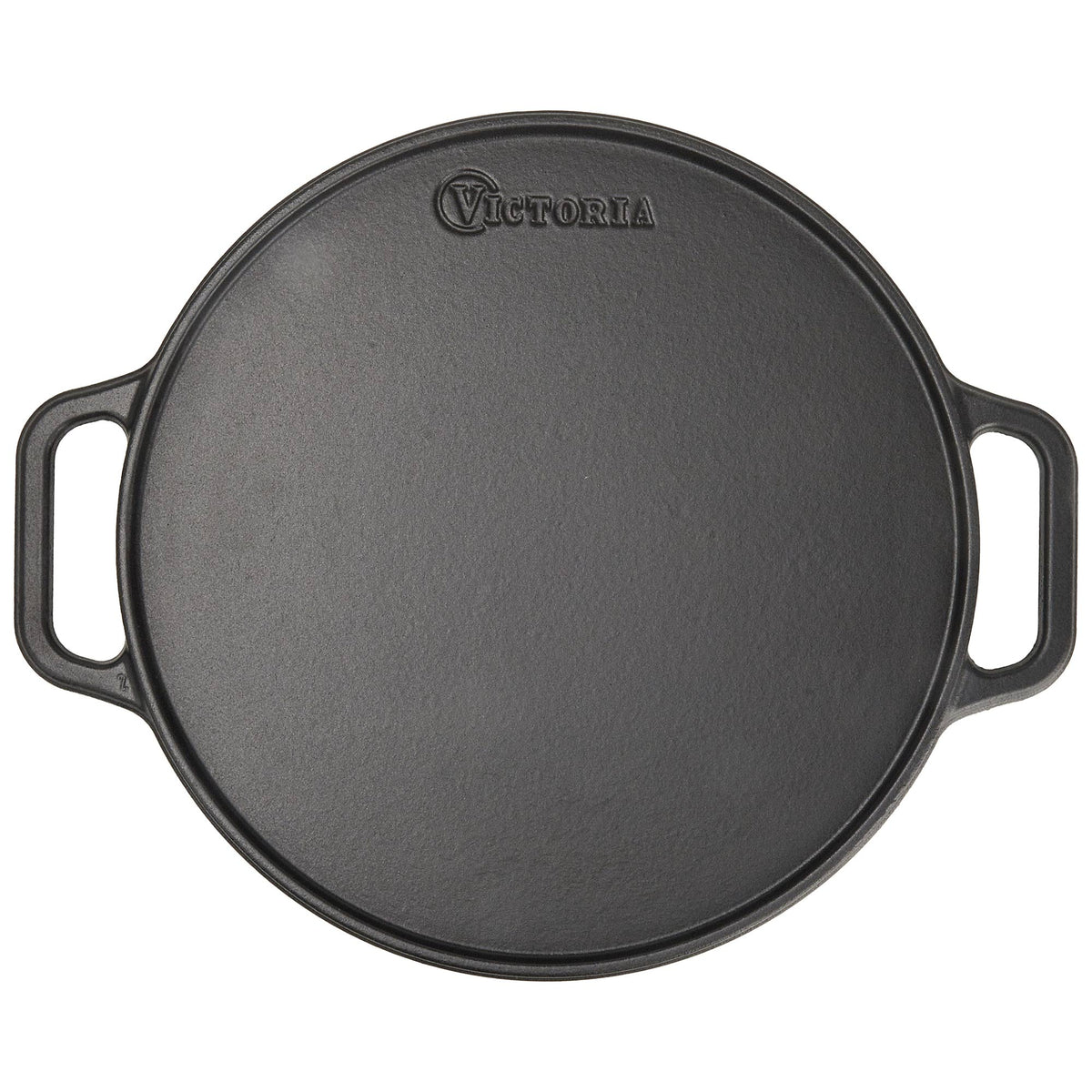 Plaque à Griller Réversible Ronde en Fonte Émaillée Ø32 cm
