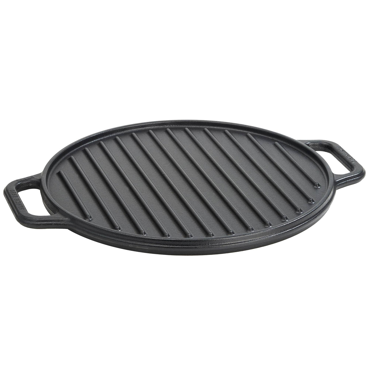 Plaque à Griller Réversible Ronde en Fonte Émaillée Ø32 cm