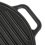 Plancha Asar Redonda Hierro Fundido Esmaltado 32 cm