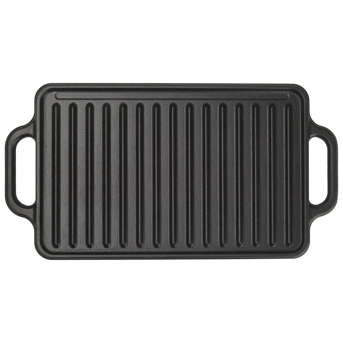 Plancha Asar Reversible Hierro Fundido Esmaltado 33x21cm