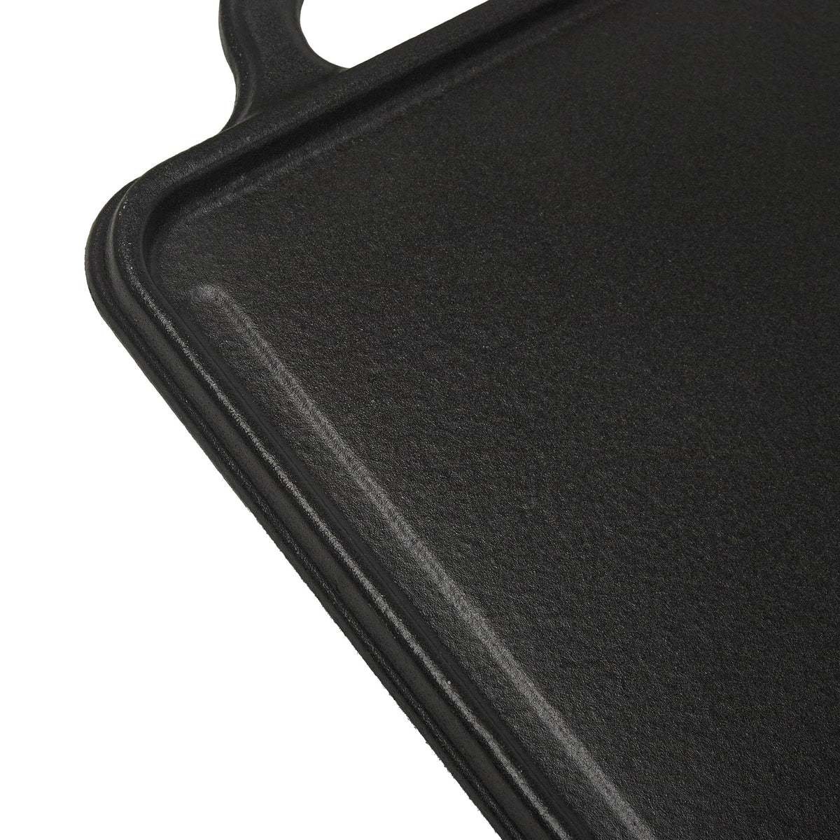 Wendbare Grillplatte Emaillierte Gusseisen 33x21 cm