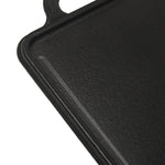Wendbare Grillplatte Emaillierte Gusseisen 33x21 cm