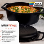 Dutch Oven Combo Gusseisen Eingebrannte Oval 5.7 L