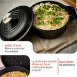Forno Olandese Pentola in Ghisa Stagionata 1.9 L