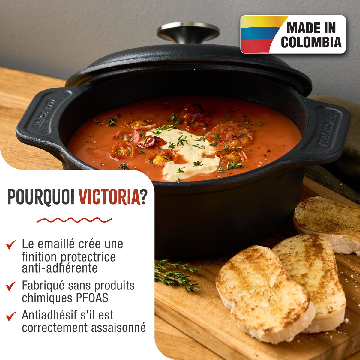 Cocotte en Fonte Émaillée 1.9 L